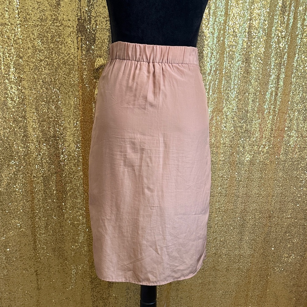 Mikarose Asymmetrical Blush Skirt - Picture 4 of 9